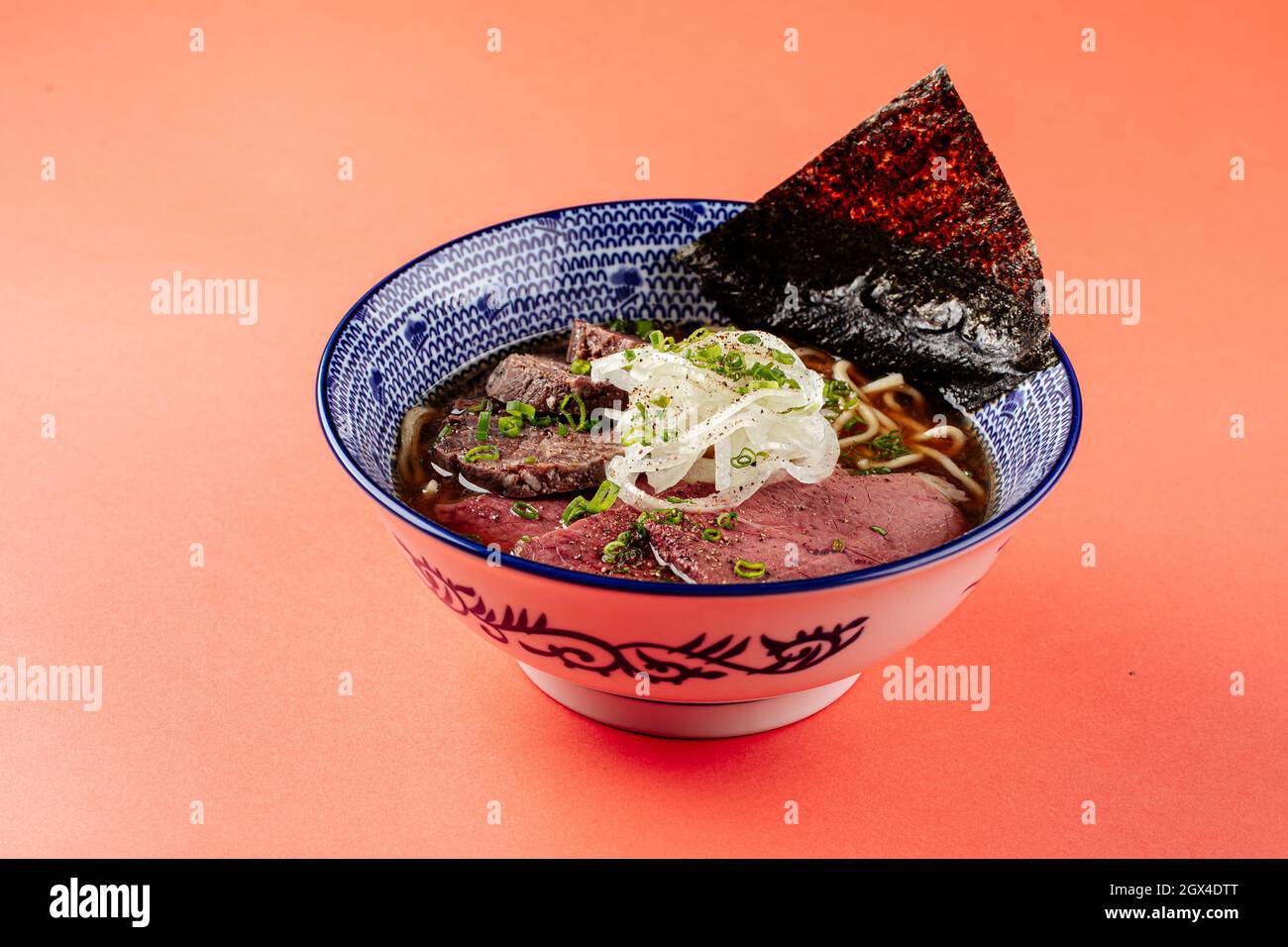 Japanischer kumamoto shio Ramen mit Pferdefleisch Stockfoto