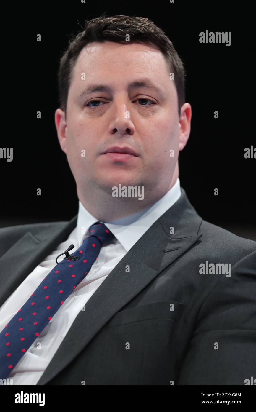 Manchester, Großbritannien. Oktober 2021. Konservative Parteikonferenz 2021. Ben Houchen, 2021 Quelle: Allstar Picture Library Ltd/Alamy Live News Stockfoto