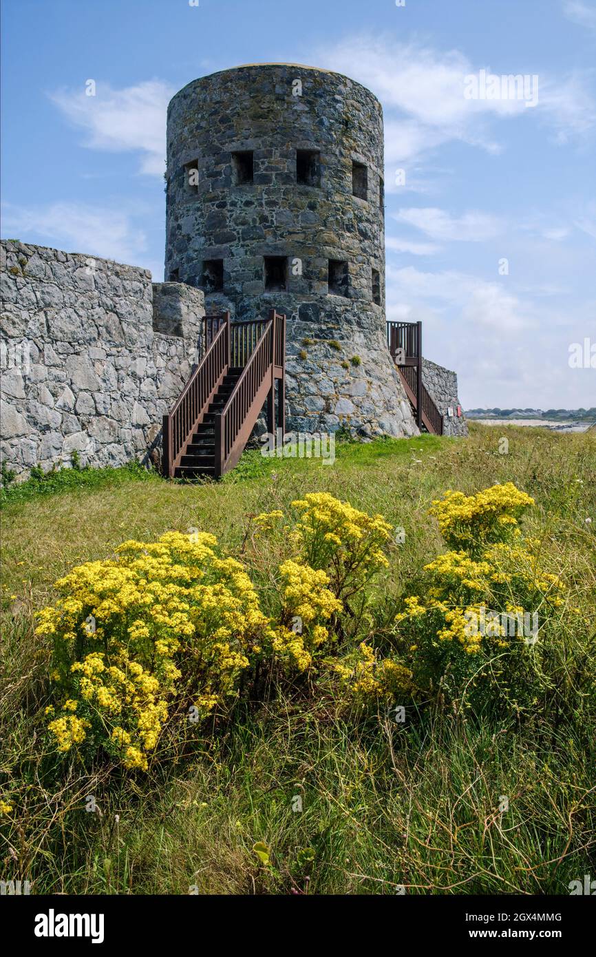 Rousse Tower, Guernsey Stockfoto