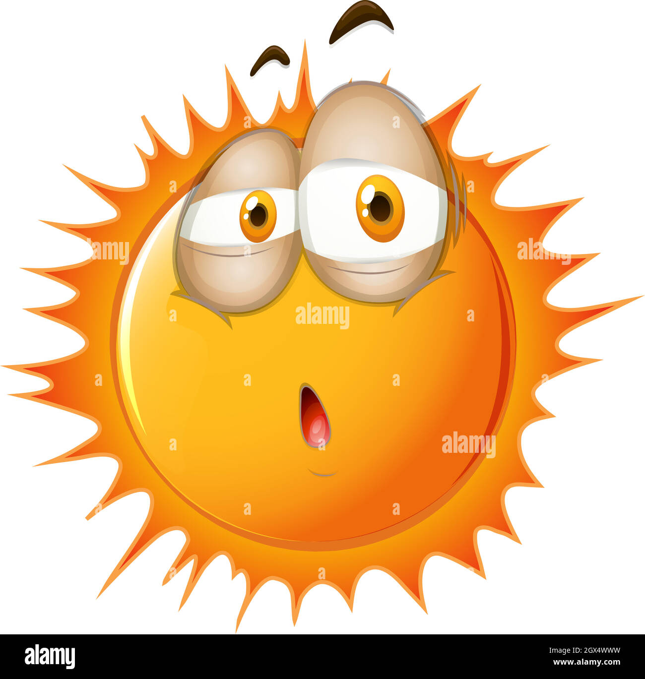 clipart sonne mit strahlende