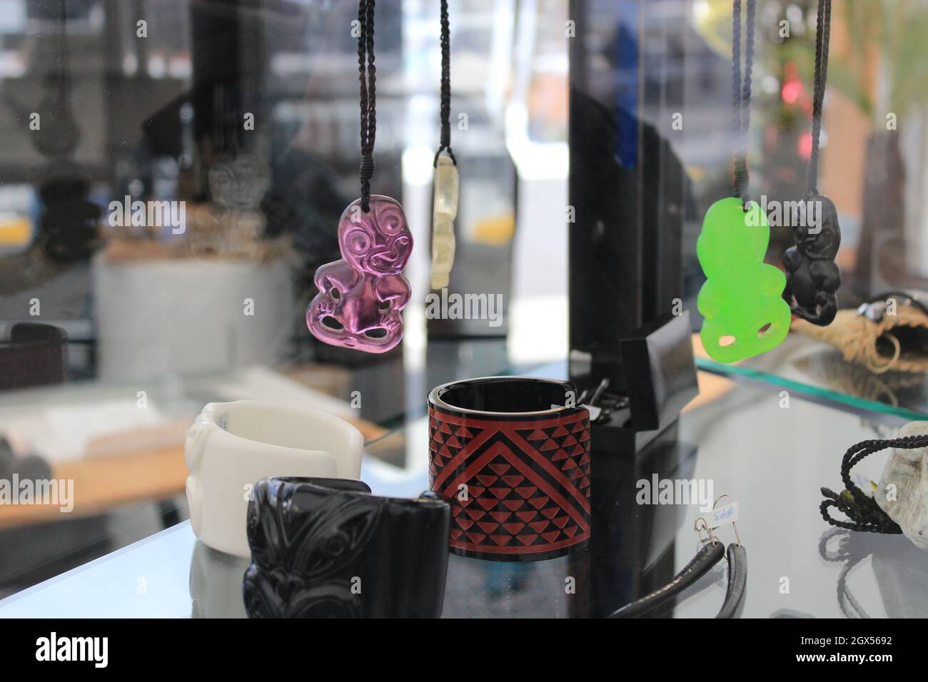 Neuseeländische Jade Stockfoto