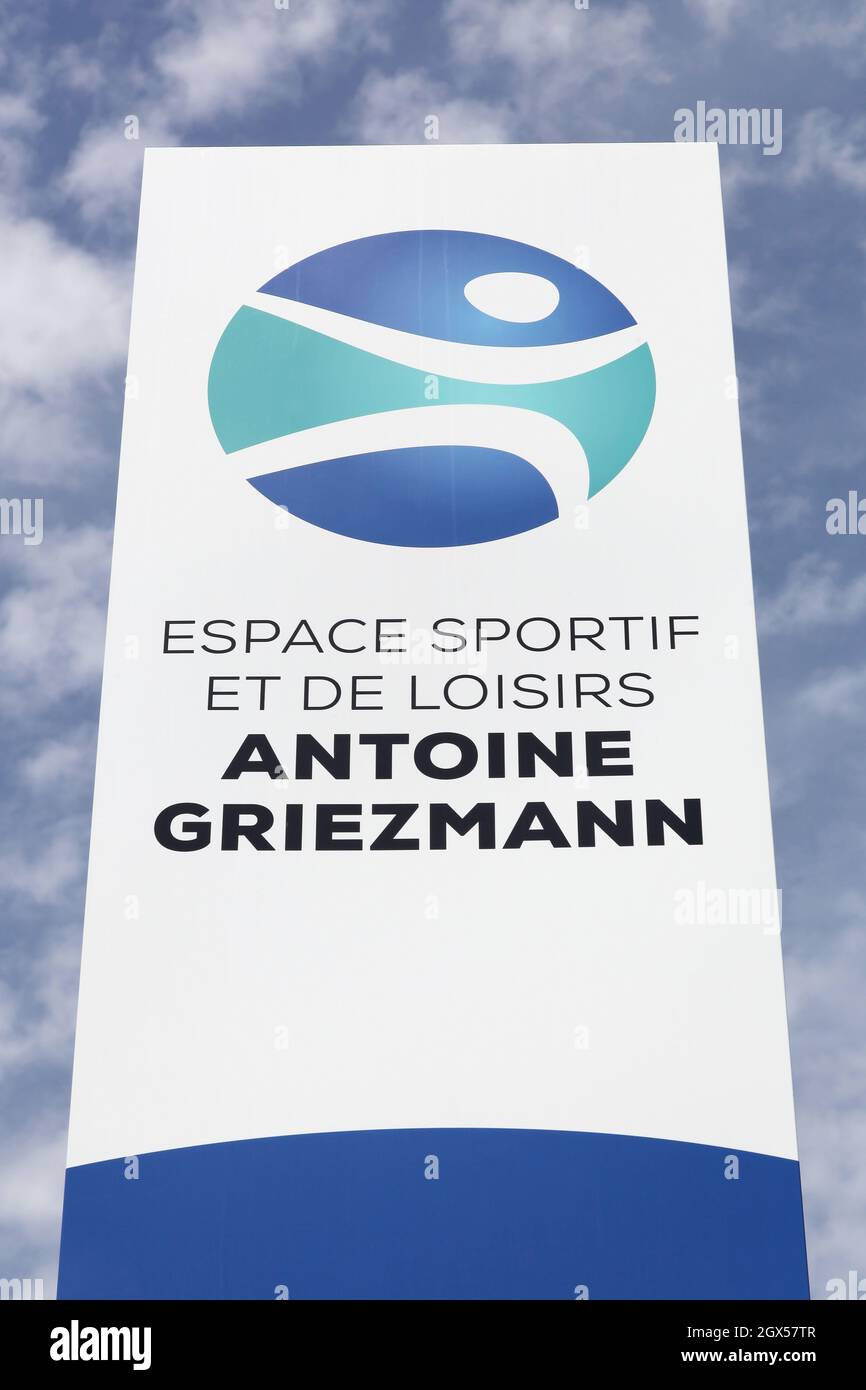 Macon, Frankreich - 3. Juni 2021: Sport- und Freizeitbereich Antoine Griezmann in Macon, Frankreich Stockfoto