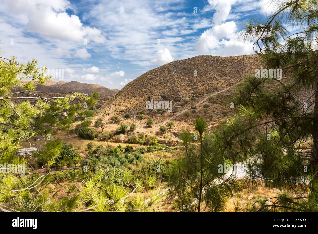 Lijar, Traditionelle Spanische Bergstadt, Almanzora-Tal, Andalusien Spanien Stockfoto