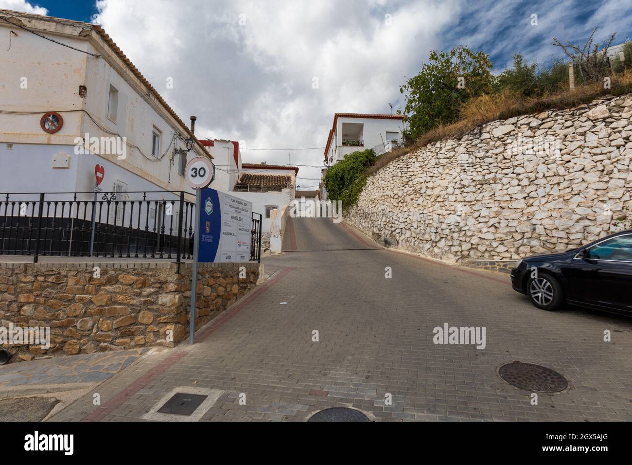 Lijar, Traditionelle Spanische Bergstadt, Almanzora-Tal, Andalusien Spanien Stockfoto