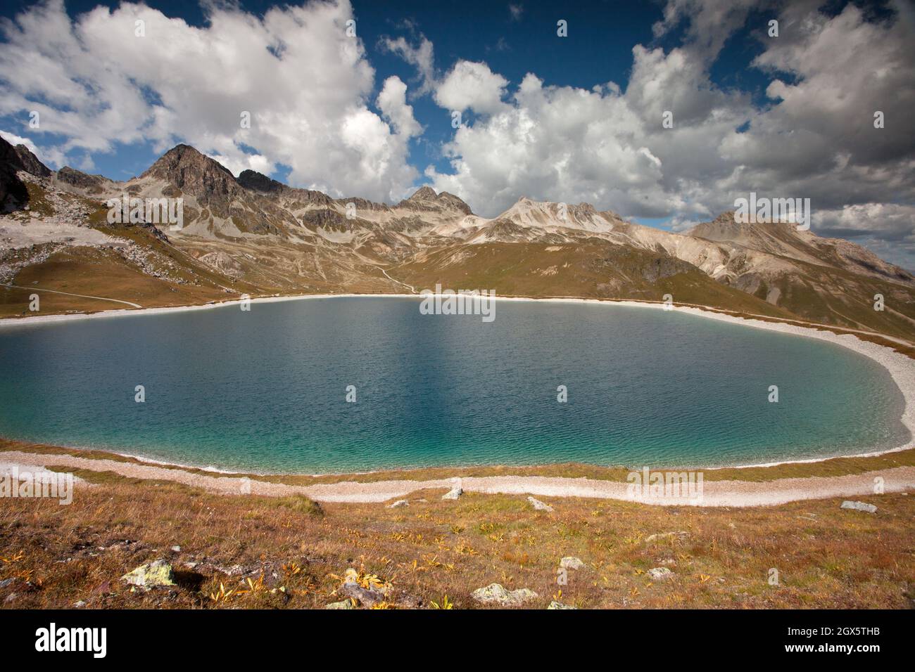 Lake Lej Alv Stockfoto