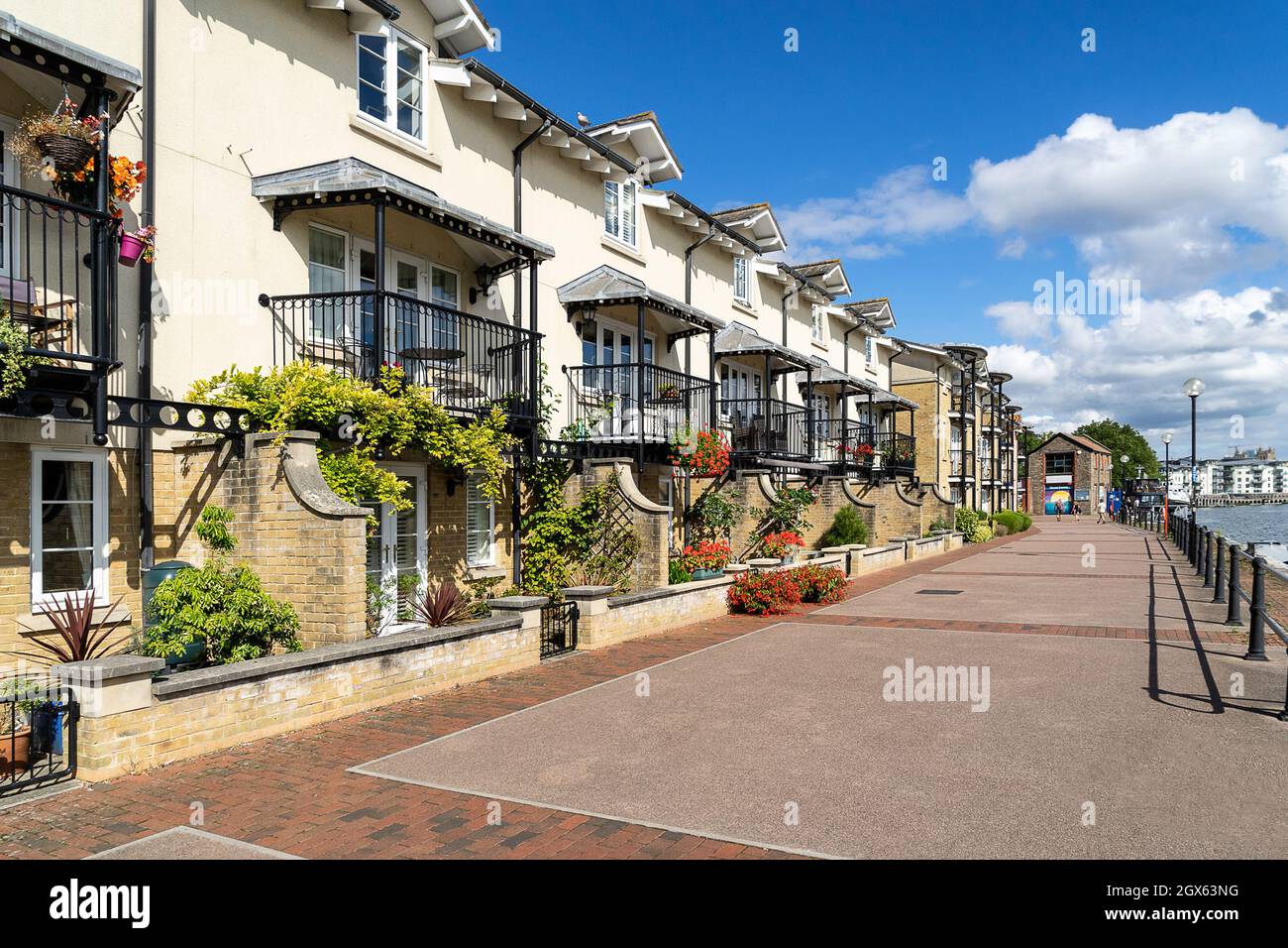 Pump House Landing in Bristol Stockfoto