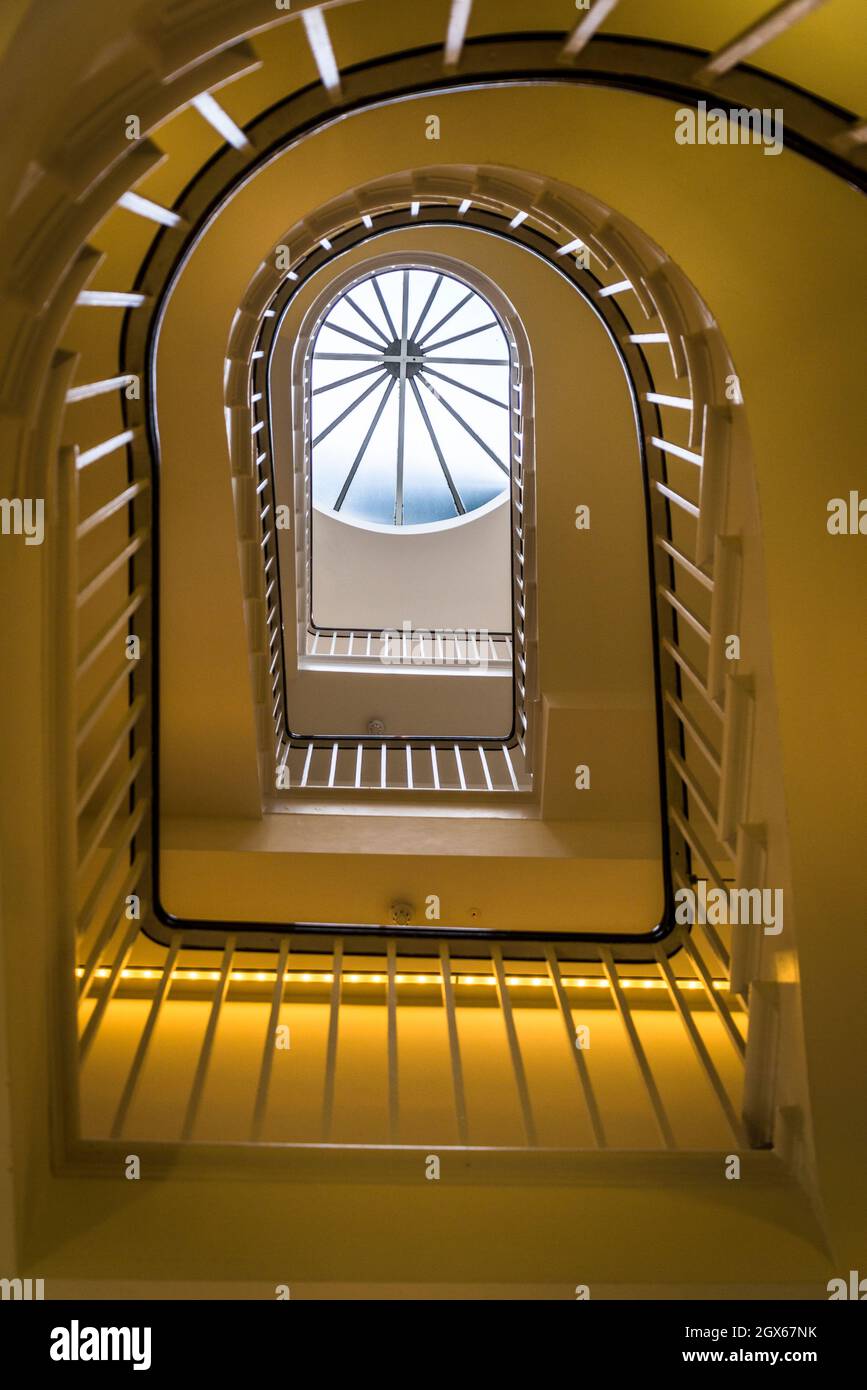 Wendeltreppe, London, England, Großbritannien Stockfoto
