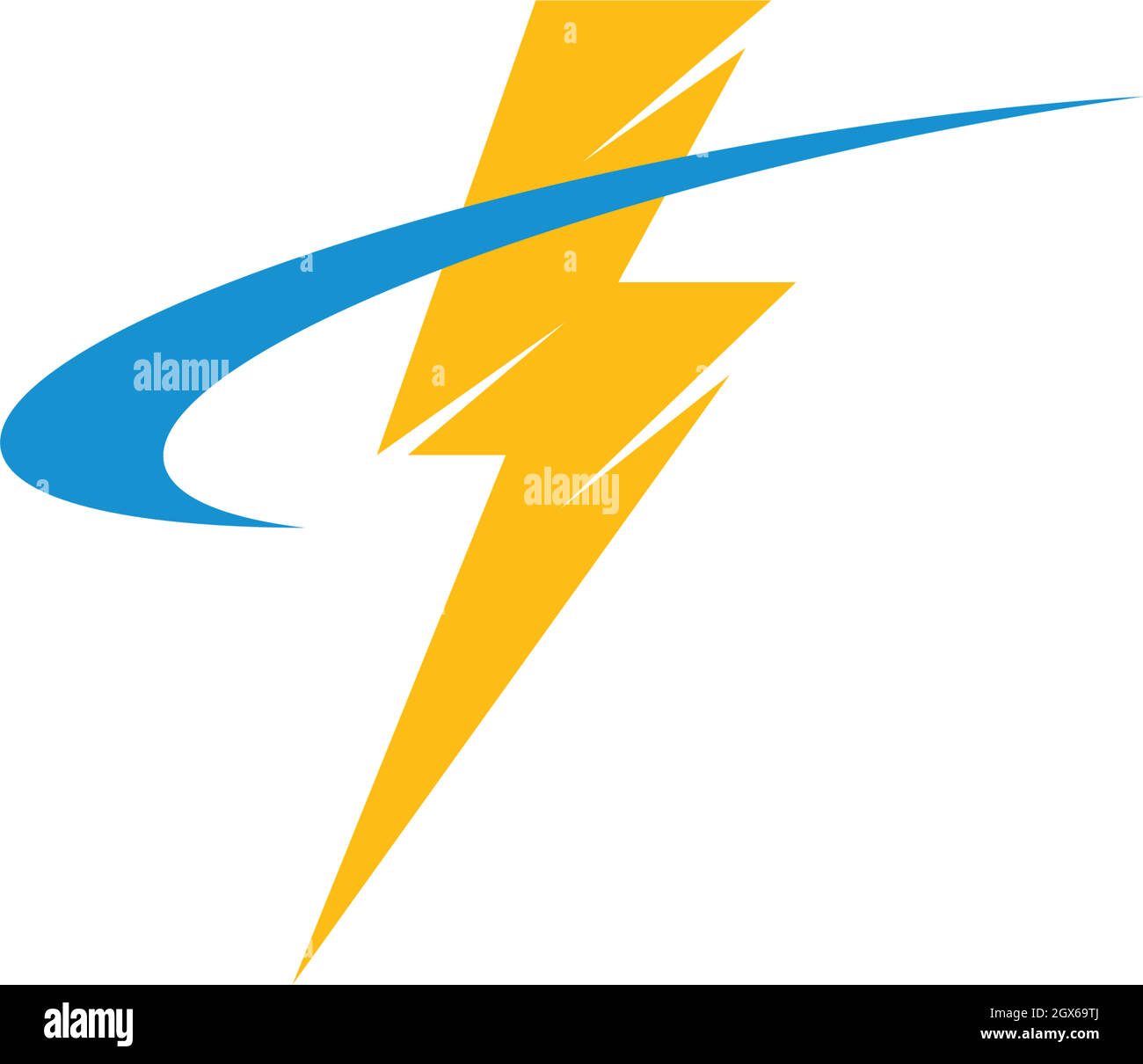 Blitz Donnerbolzen Illustration Vektor Stock Vektor