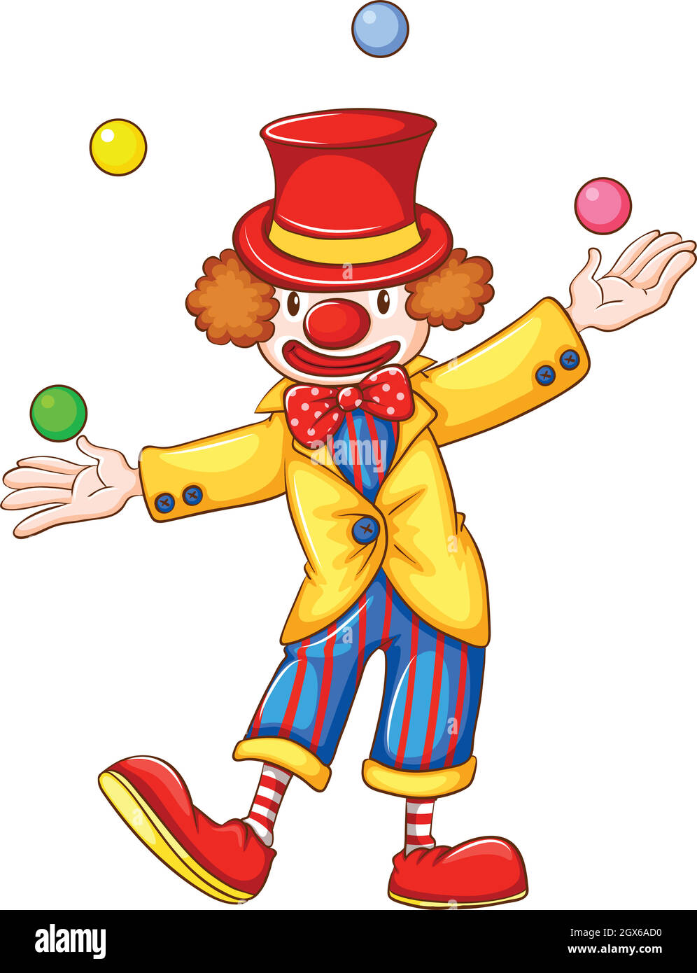 Vorlage Clown Stock-Vektorgrafiken kaufen - Alamy