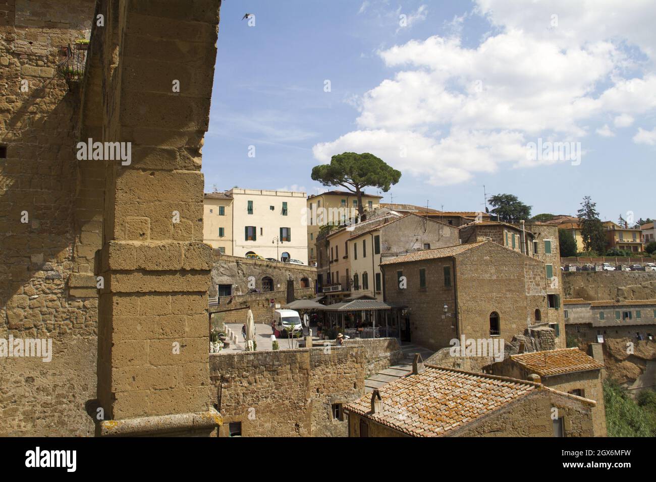 italien Landschaft Pitigliano toskana Dorf Stockfoto