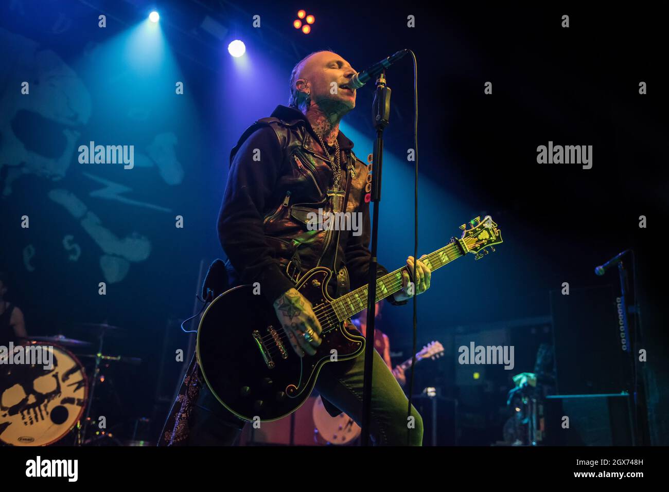 Backyard Babies (Nicke Borg) live im Konzert im Birmingham O2 Institute, 04. Februar 2020 Stockfoto