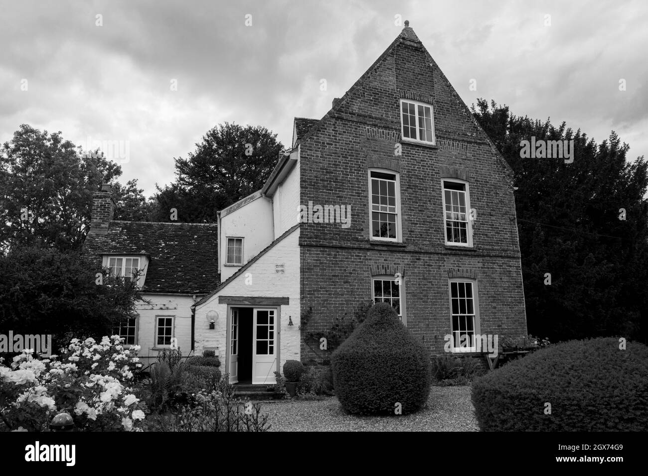 Das Herrenhaus in Hemingford Grey, wo die Autorin Lucy Boston (Green