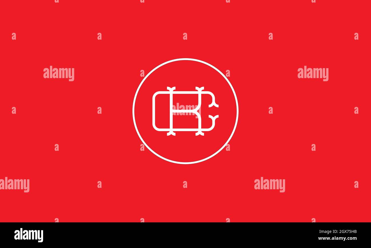 BUCHSTABEN CK-LOGO-DESIGN MIT NEGATIVEM PLATZEFFEKT FÜR DIE ILLUSTRATION Stock Vektor