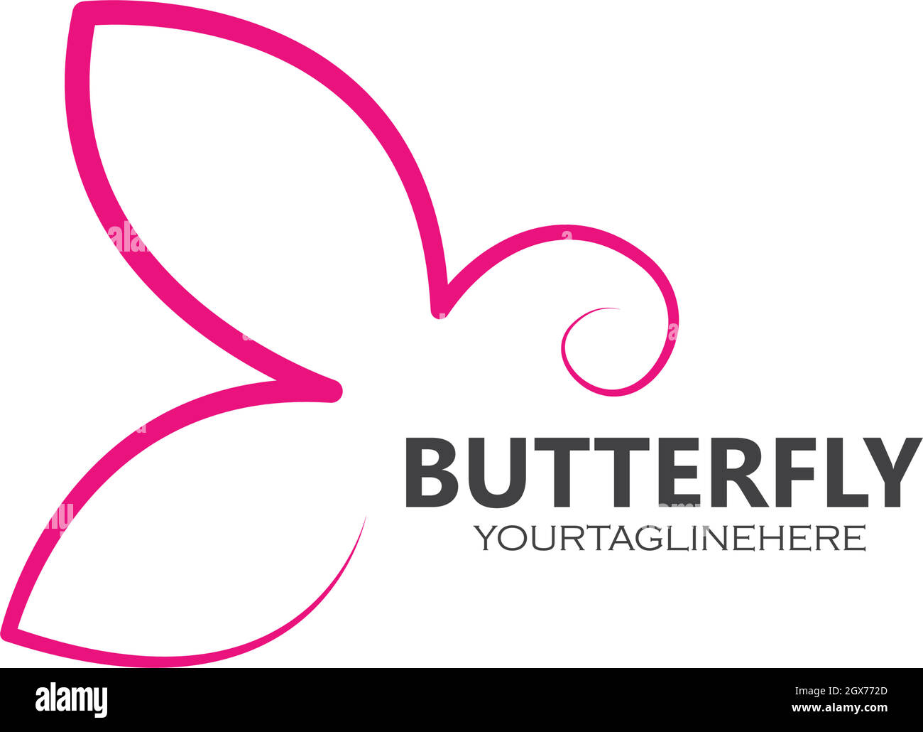 Schmetterling Illustration Vektor-Design Stock Vektor