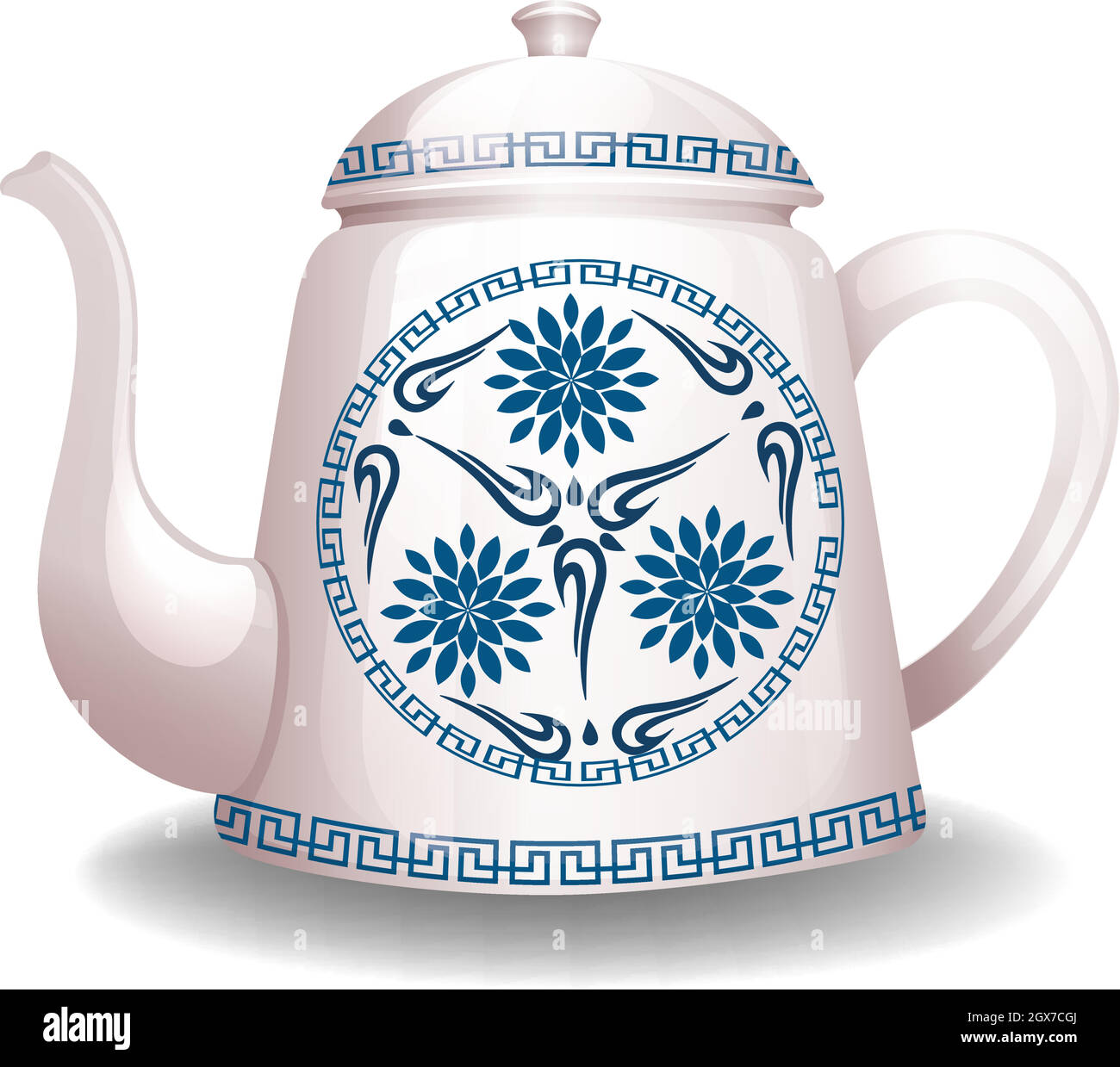 Wasserkocher Stock Vektor