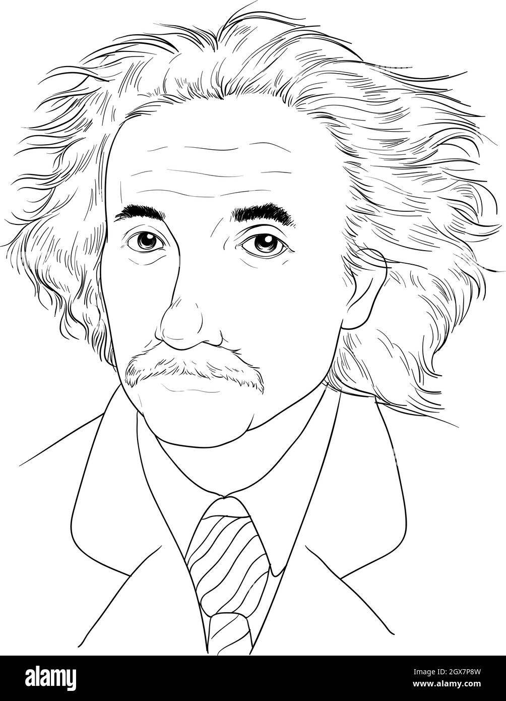 Albert Einstein Stock Vektor