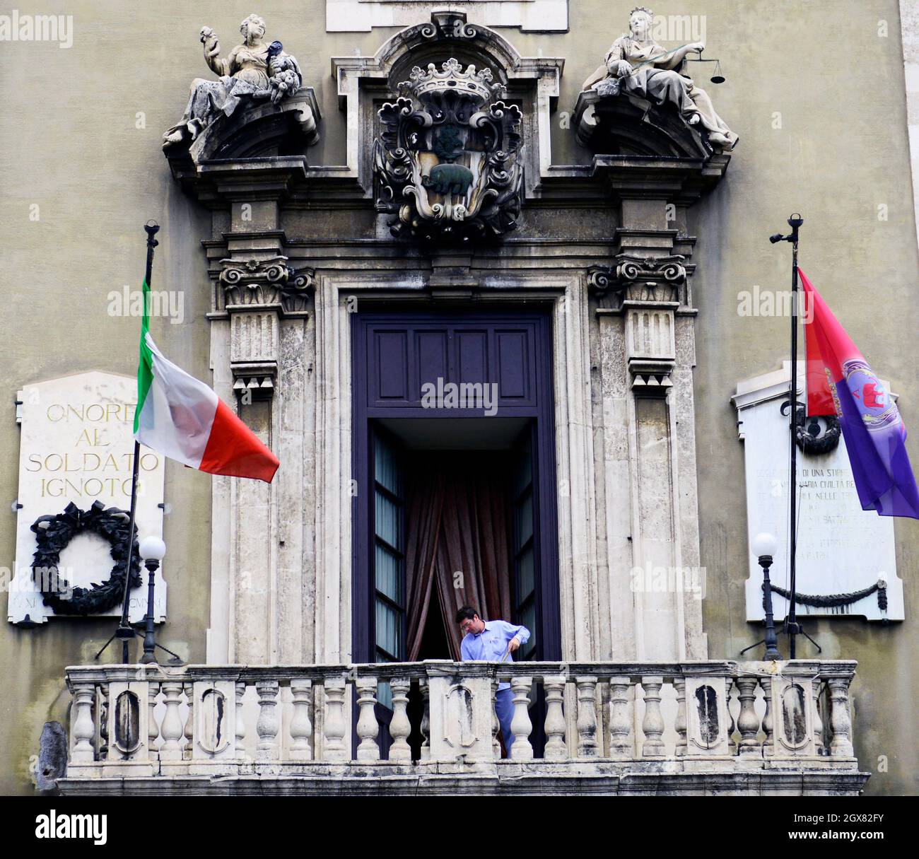 Palazzo degli Elefanti Stockfoto