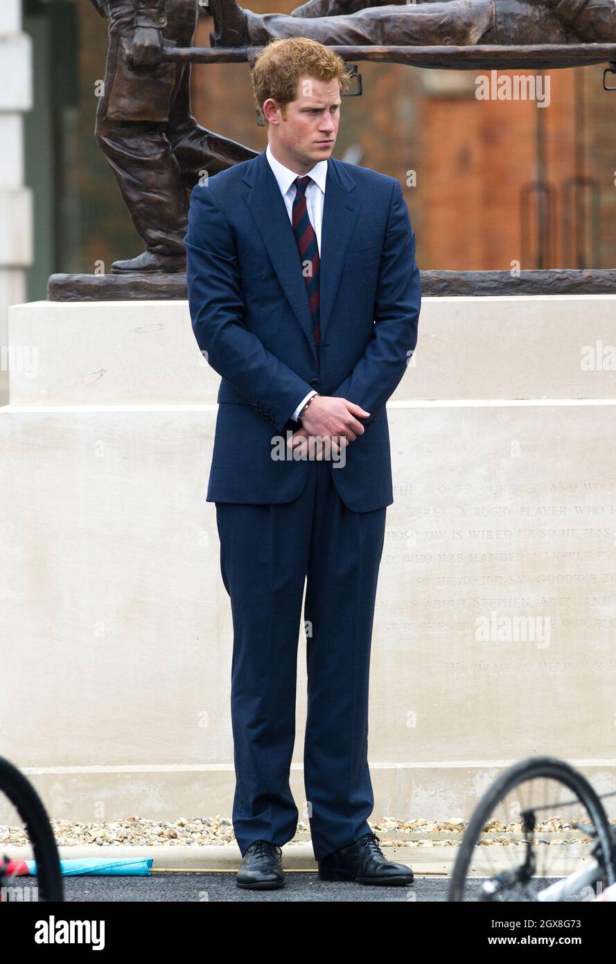 Prince Harry besucht am 20. Mai 2013 das Help for Heroes Recovery Center im Tedworth House, Tidworth Stockfoto
