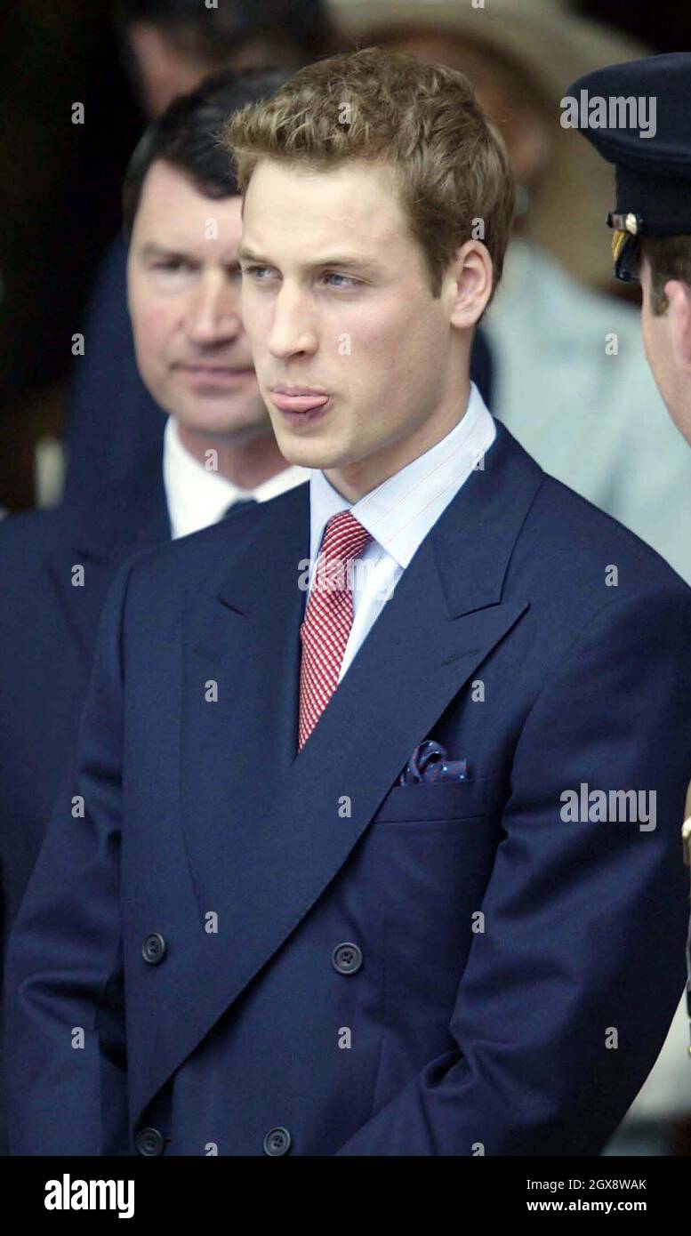 Prinz William vor der Westminster Abbey während der Feierlichkeiten zum
