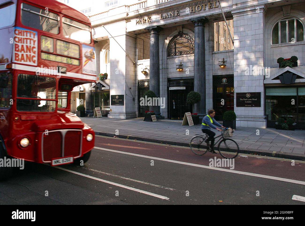 Park Lane Hotel, London. Stockfoto