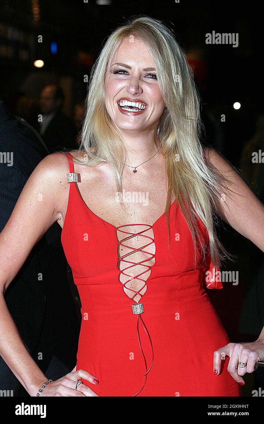 Nancy Sorrell bei der Filmpremiere „Love actually“ im Leicester Square