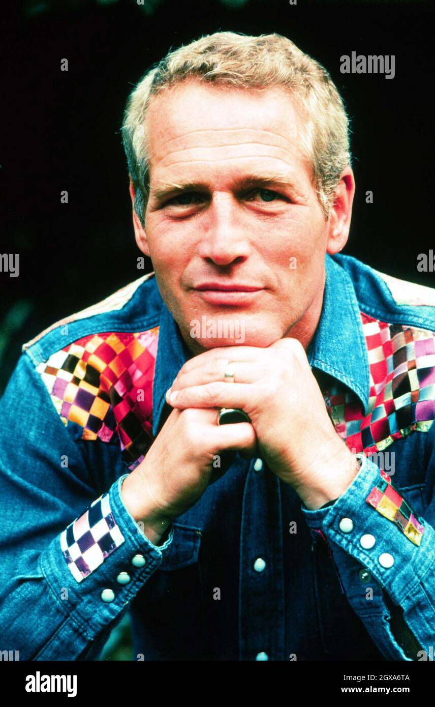 Paul Newman Headshot Stockfoto