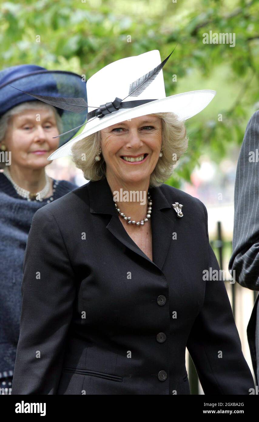 Prinz Charles und Camilla Herzogin von Cornwall nehmen am Combined Cavalry Memorial Service im Hyde Park, London, Teil. Anwar Hussein/allactiondigital.com *** Ortsüberschrift *** Prinz Charles; Herzogin von Cornwall Stockfoto