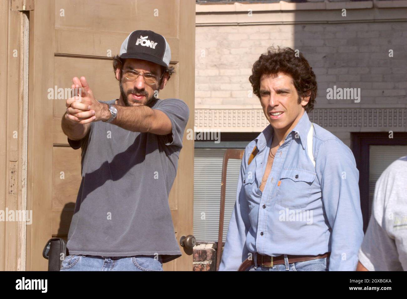 Owen Wilson, Vince Vaughn, Juliette Lewis und Snoop Dogg in Filmstill von Starsky & Hutch. Stockfoto