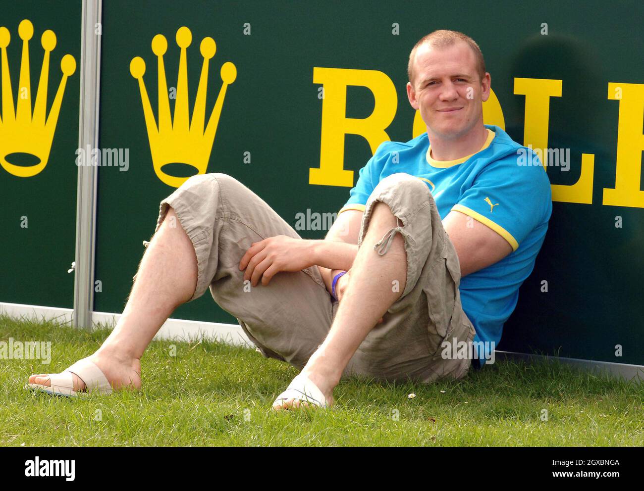 Mike Tindall nimmt Teil. Stockfoto