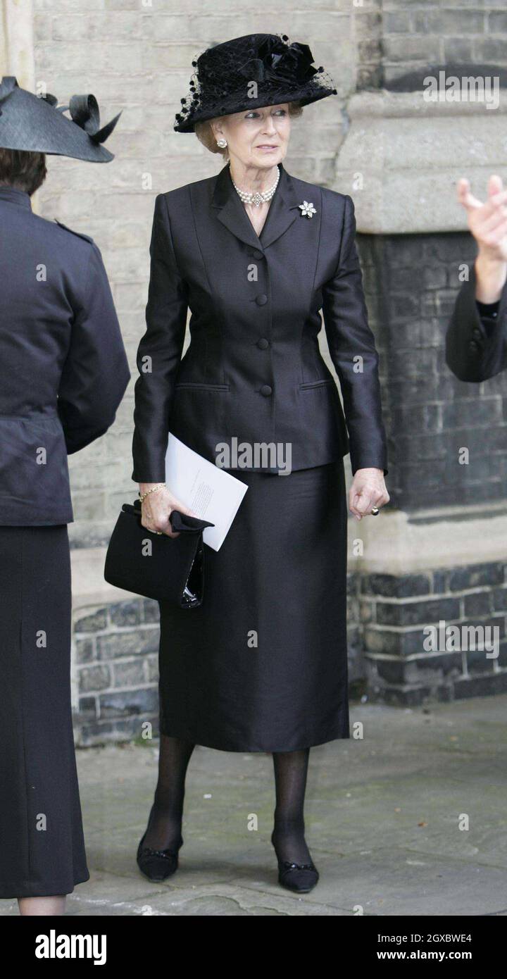 Prinzessin Alexandra kommt am 11. September 2006 in der St. Paul's Church in Knightsbridge, London, zu einem Gedenkgottesdienst für Major Bruce Shand an. Anwar Hussein/EMPICS Entertainment Stockfoto