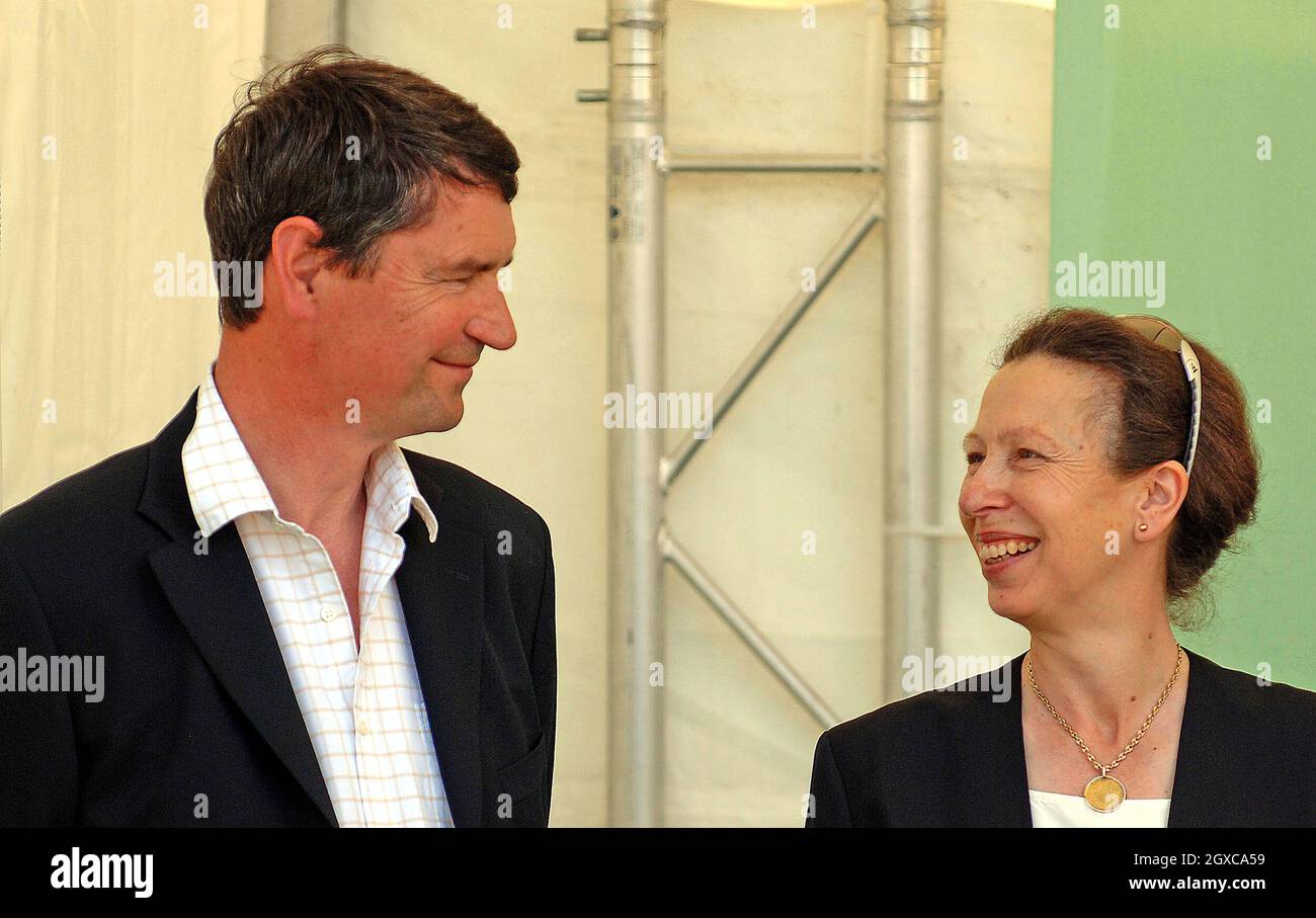 Prinzessin Anne, die Prinzessin Royal und ihr Ehemann Vizeadmiral Timothy Laurence beim Festival of British Eventing im Gatcombe Park. Stockfoto