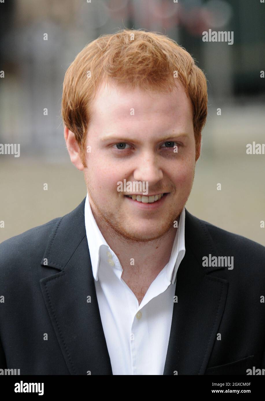 Charlie Clements kommt bei den Women's Own Children of Courage Awards 2008 in der Wesminster Abbey im Zentrum von London an. Stockfoto