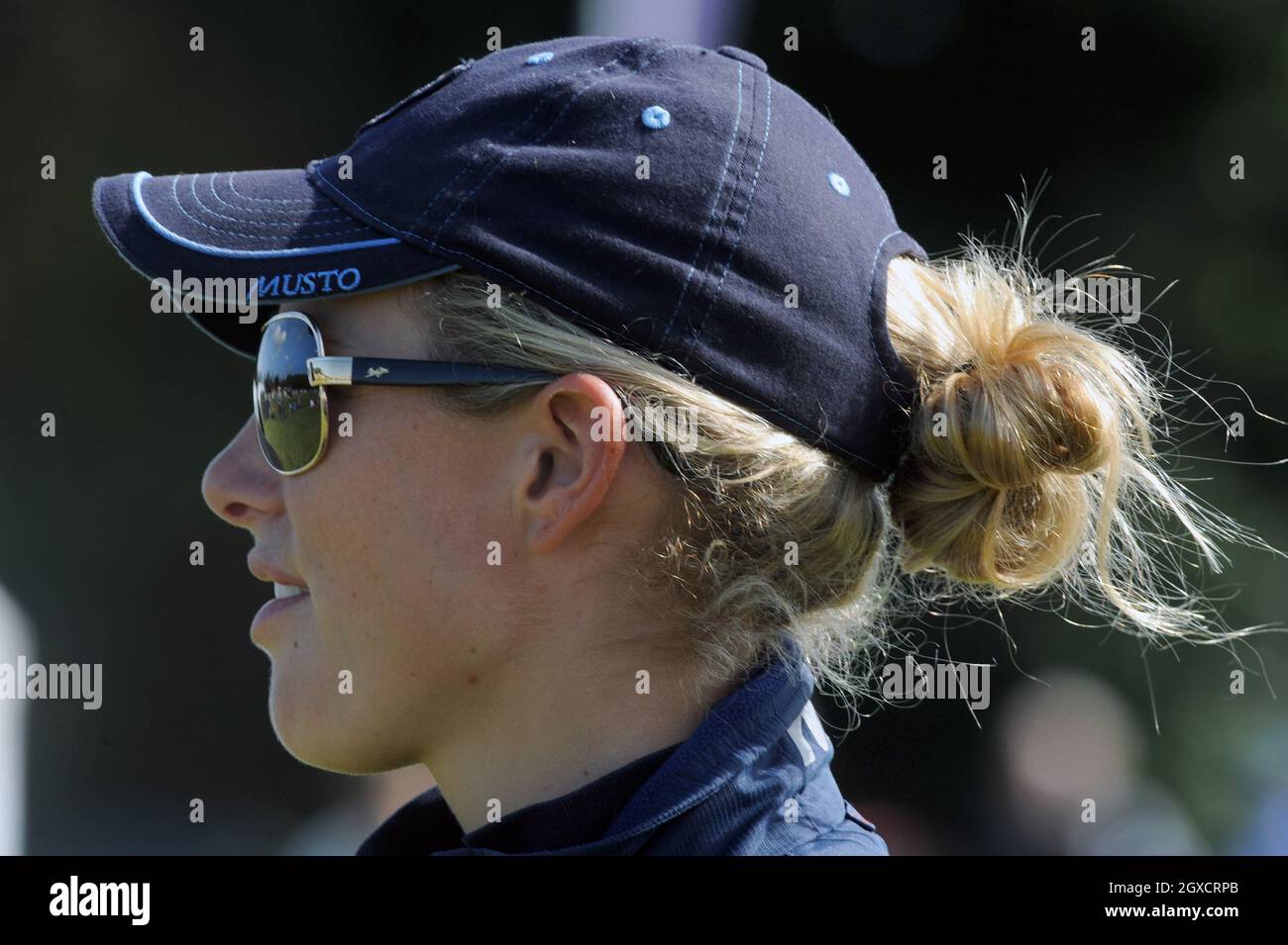 Zara Phillips nimmt am 20. September 2009 an den Gatcombe Horse Trials Three Day Event Teil. Stockfoto