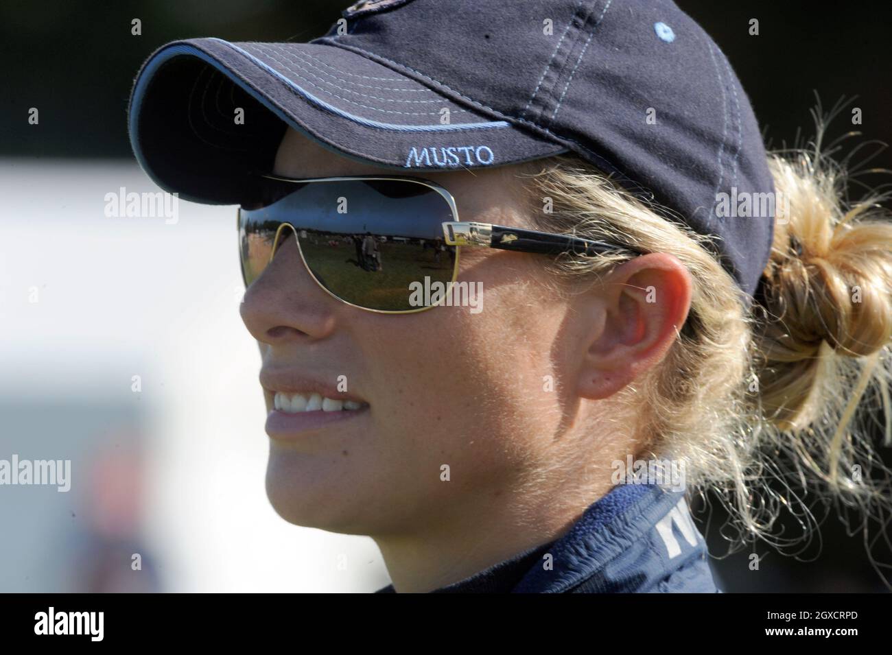 Zara Phillips nimmt am 20. September 2009 an den Gatcombe Horse Trials Three Day Event Teil. Stockfoto