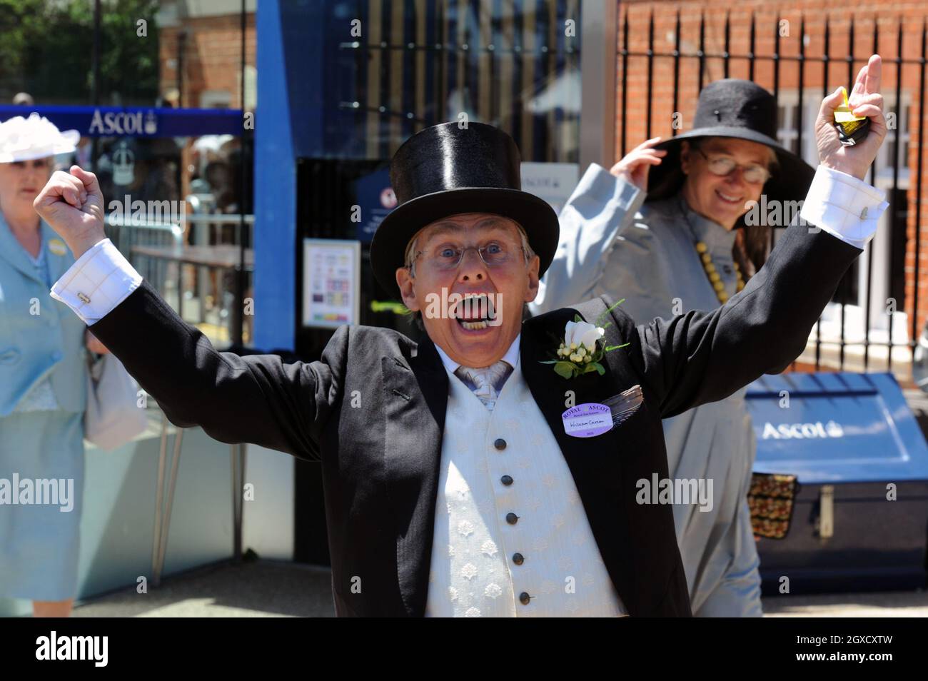 Willie Carson nimmt am 16. Juni 2010 an Royal Ascot Teil Stockfoto