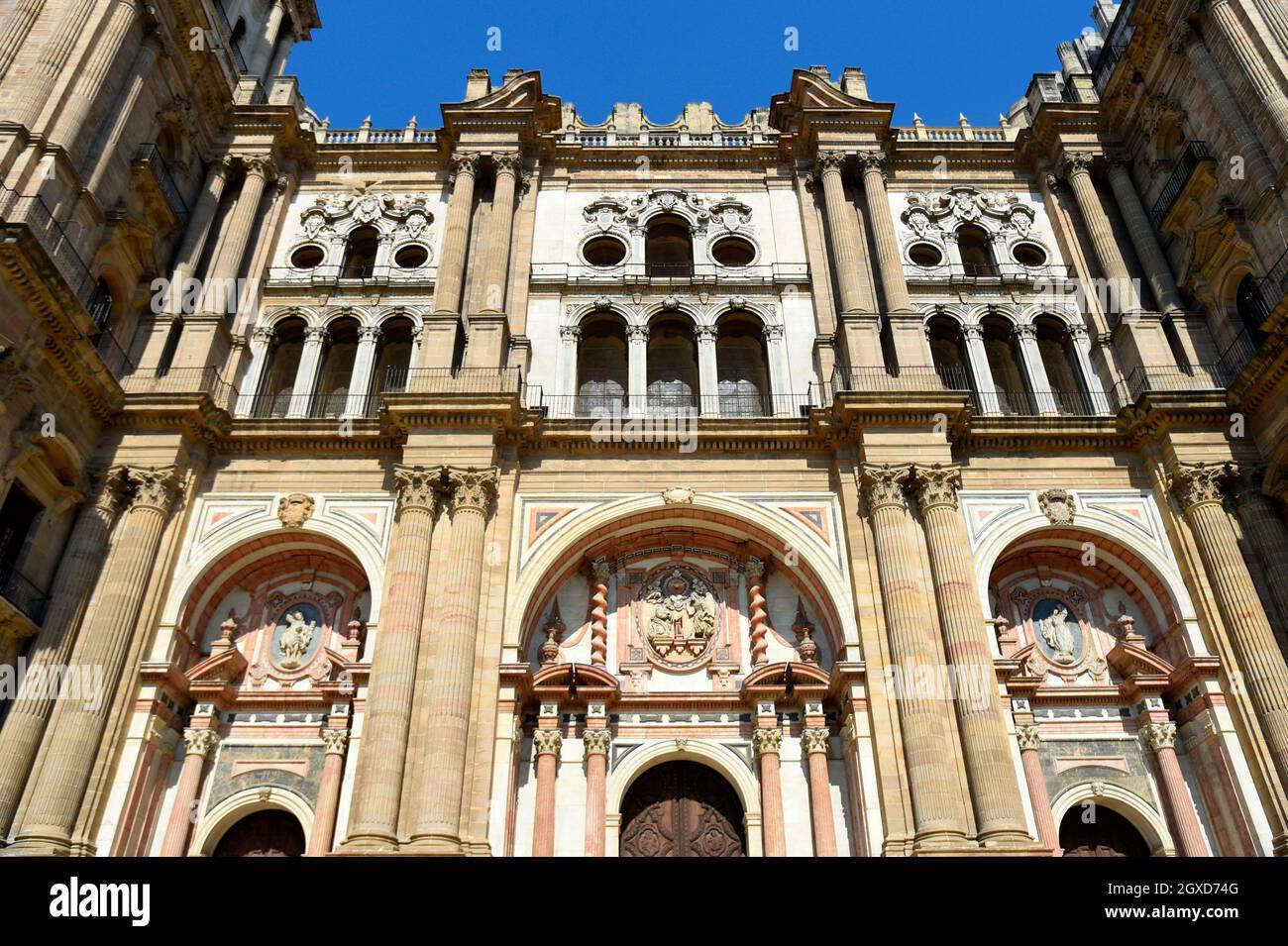 Kathedrale Von Malaga, Andalusien, Spanien. Stockfoto