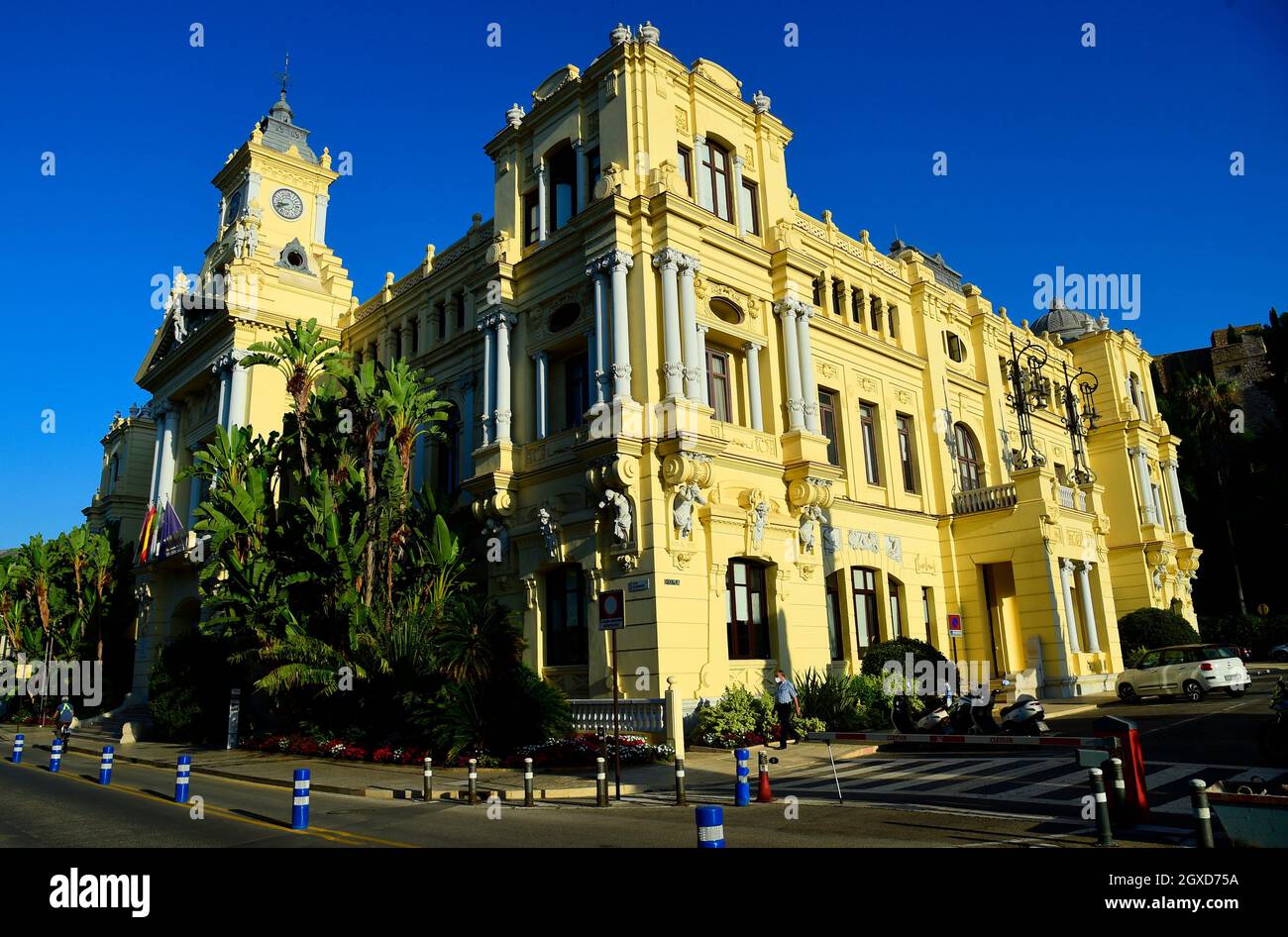 Rathaus von Malaga in Andalusien, Spanien. Stockfoto