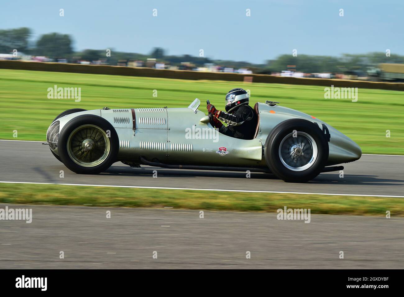 Duncan Ricketts, ERA E-Type GP1, Festival of Britain Trophy, Beispiele aus den Jahren 1930 bis 1951 von Grand Prix und Voiturette Autos, Goodwood Revival Stockfoto