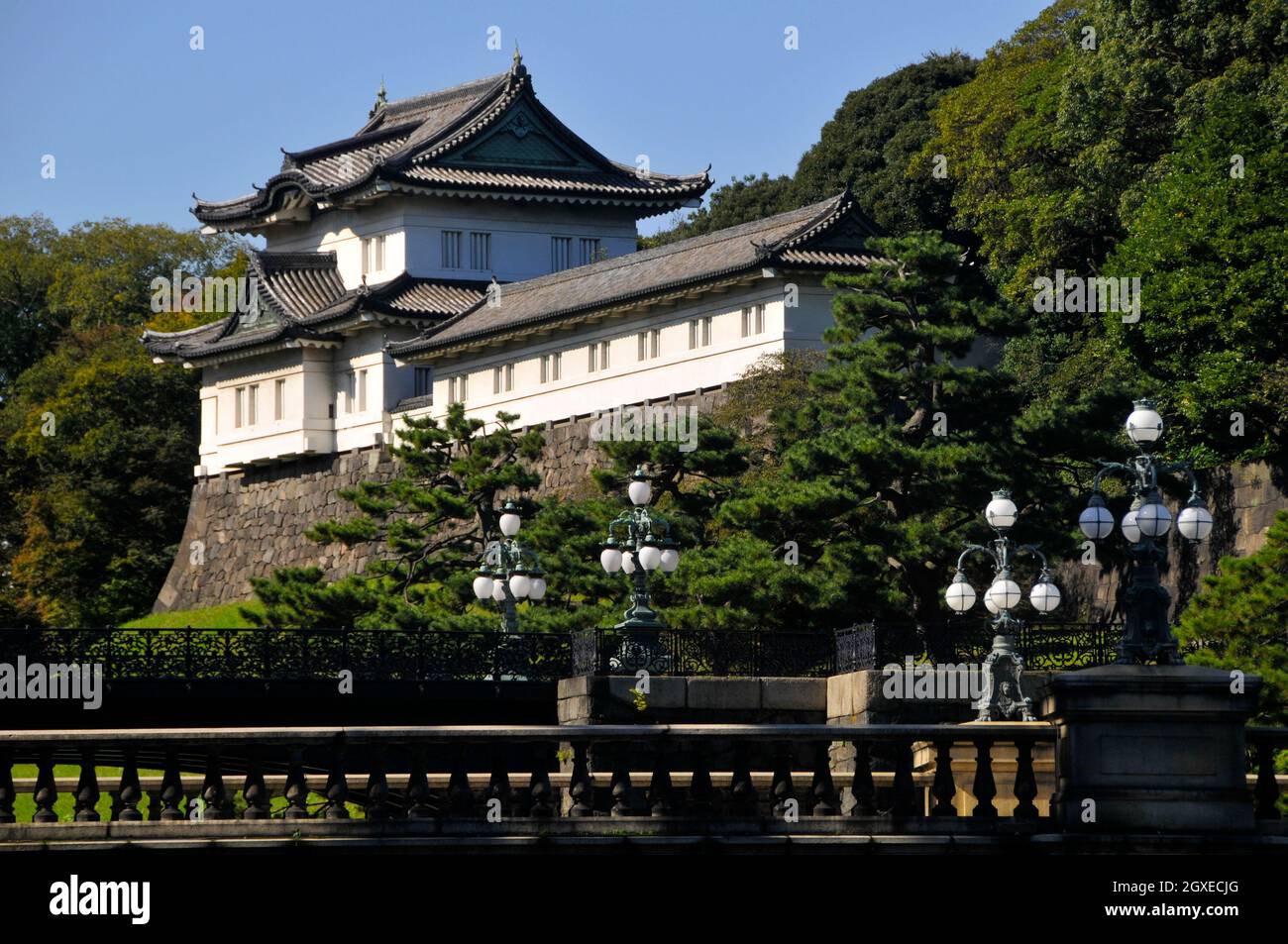 Kaiserpalast Tokio, Kokyo Gaien National Gardens, Tokio, Japan Stockfoto