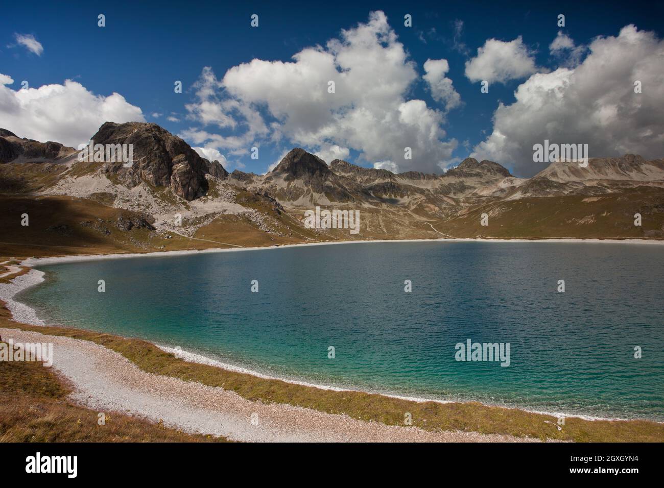 Lake Lej Alv Stockfoto