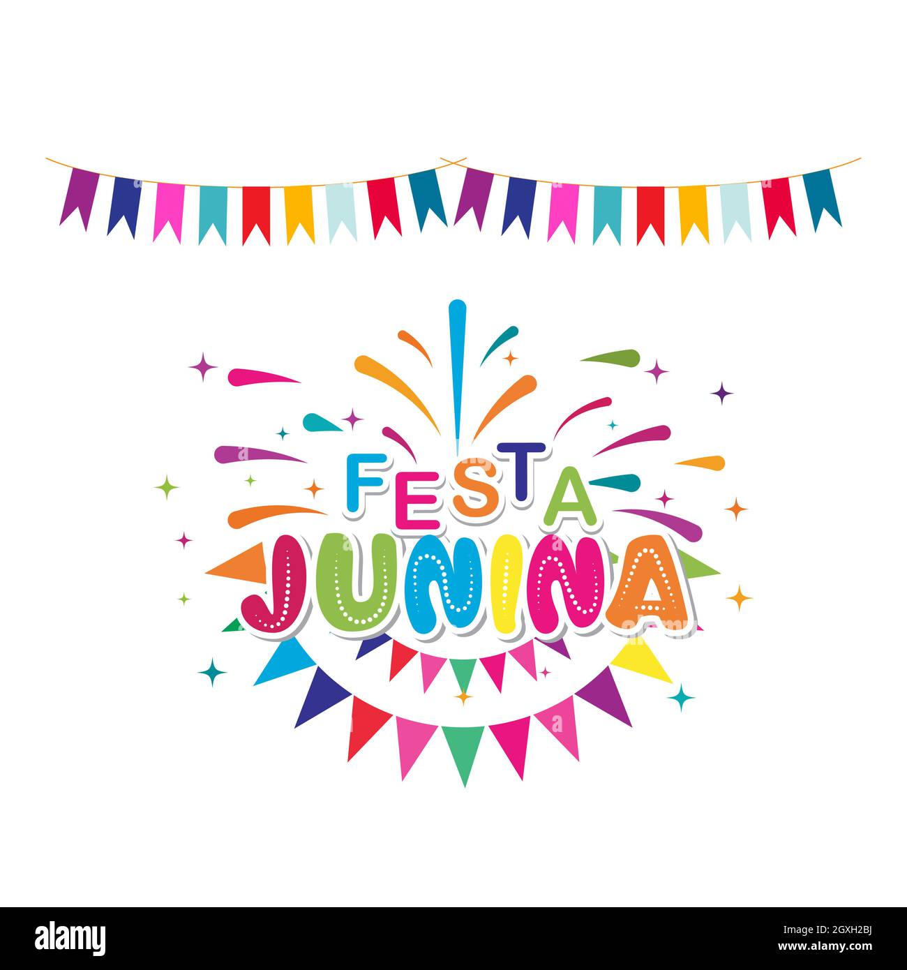 festa Element Vektor Illustration Design Stockfoto