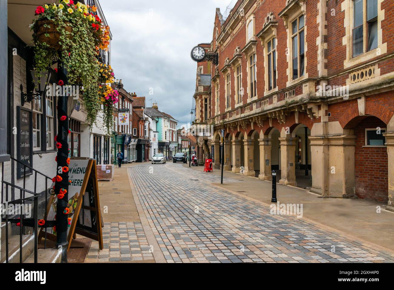 Das Rathaus im alten Hemel Hempstead, Hertfordshire, England, Großbritannien Stockfoto
