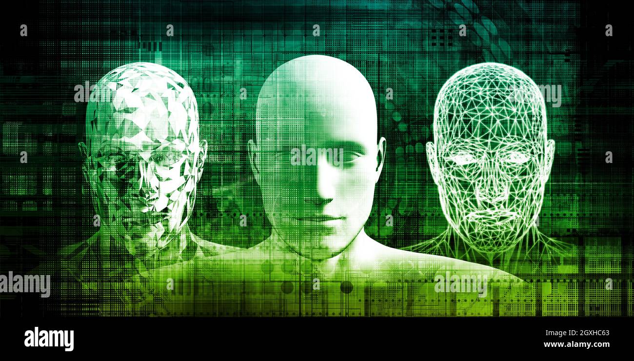 Business Analyse und Datentechnik als Konzept Stockfoto