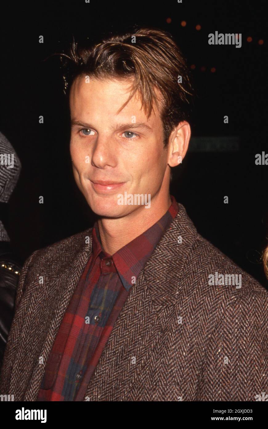 Peter Berg bei der Premiere von '29th Street', Cineplex Odeon Cinemas, Century City. 29. Oktober 1991 Quelle: Ralph Dominguez/MediaPunch Stockfoto