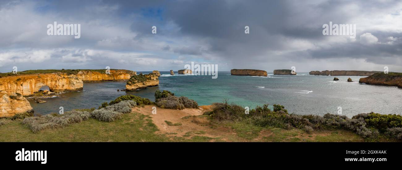 The Twelve Apostles, Twelve Apostles Marine National Park, Victoria, Australien Stockfoto