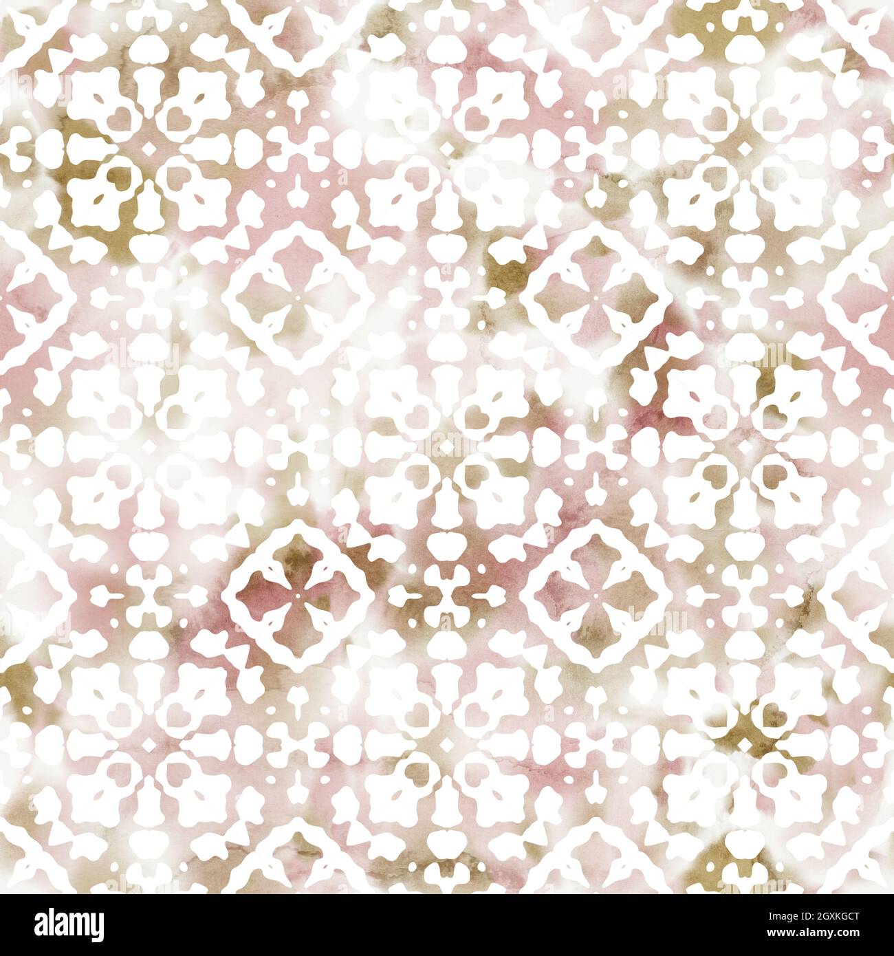 Nahtloses Weiß auf der Innenseite Wandfliesen Stil Oberfläche Muster Design für Druck Stockfoto