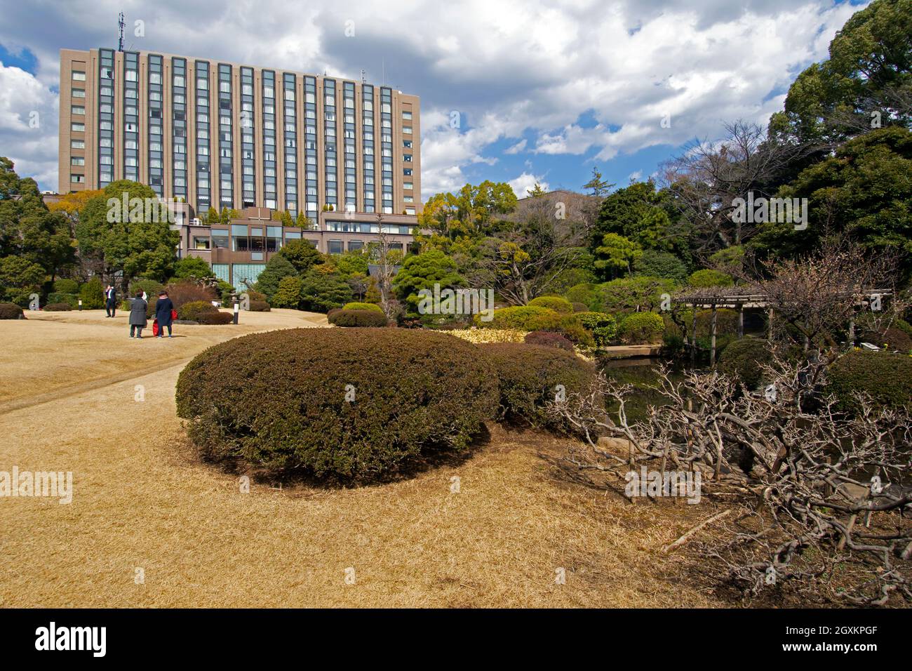 Campus der Waseda University, Tokio, Japan Stockfoto