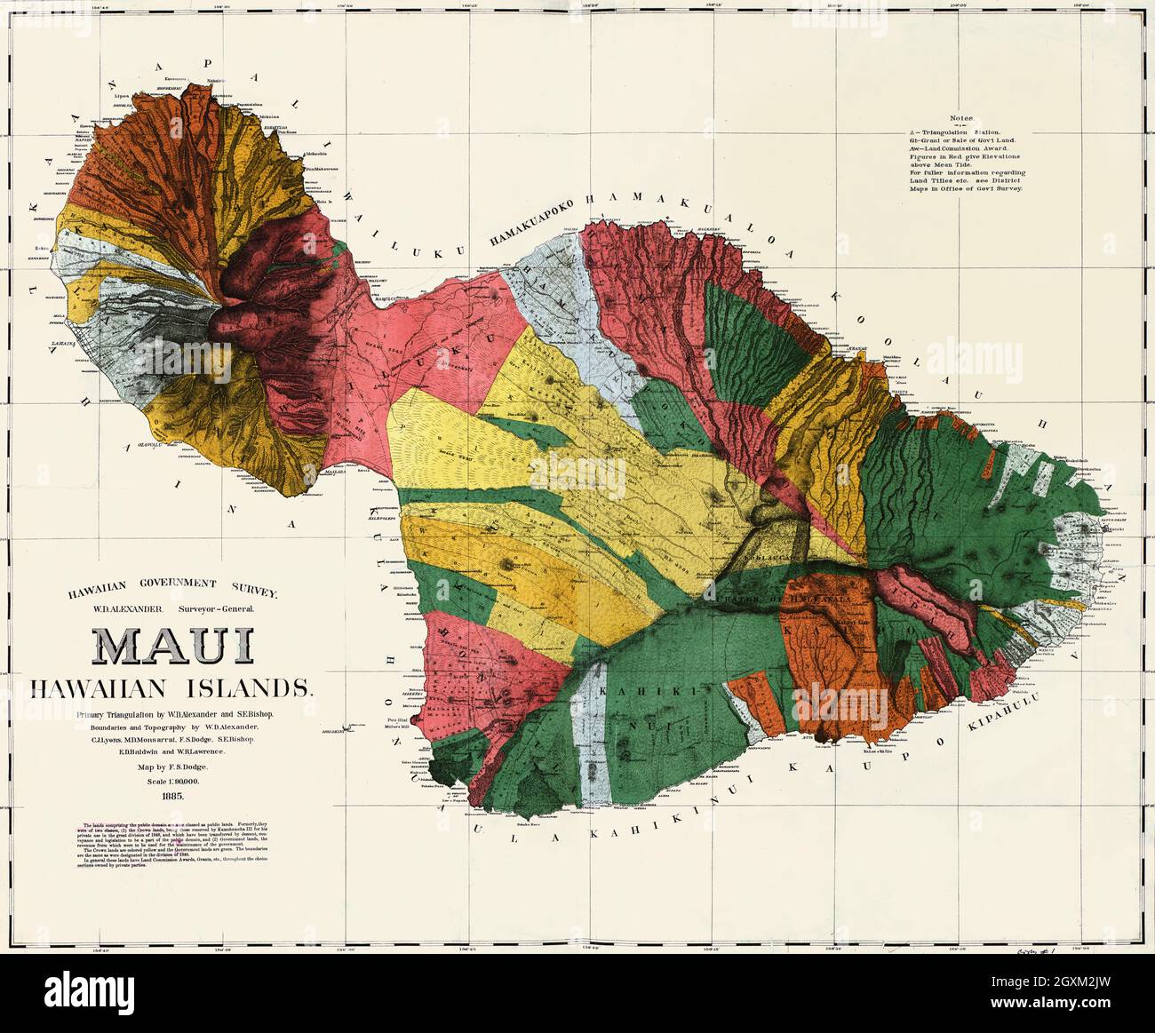 Maui, hawaiianische Inseln Stockfoto