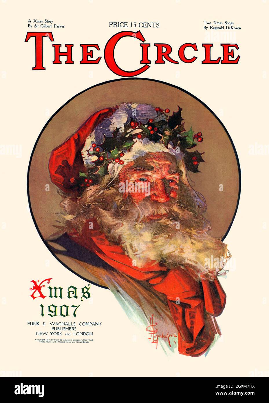 Der Kreis, Weihnachten 1907 Stockfoto