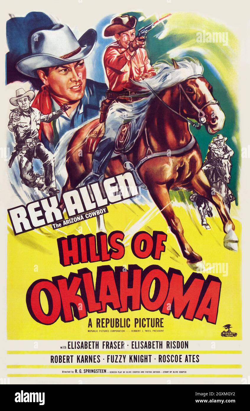 Hills of Oklahoma Stockfoto